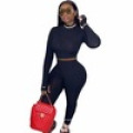 33-H83 Sexy 2 Piece Set Tracksuits Outfits Ladies Two Pieces Jogging Set Fall 2020 Women Clothes